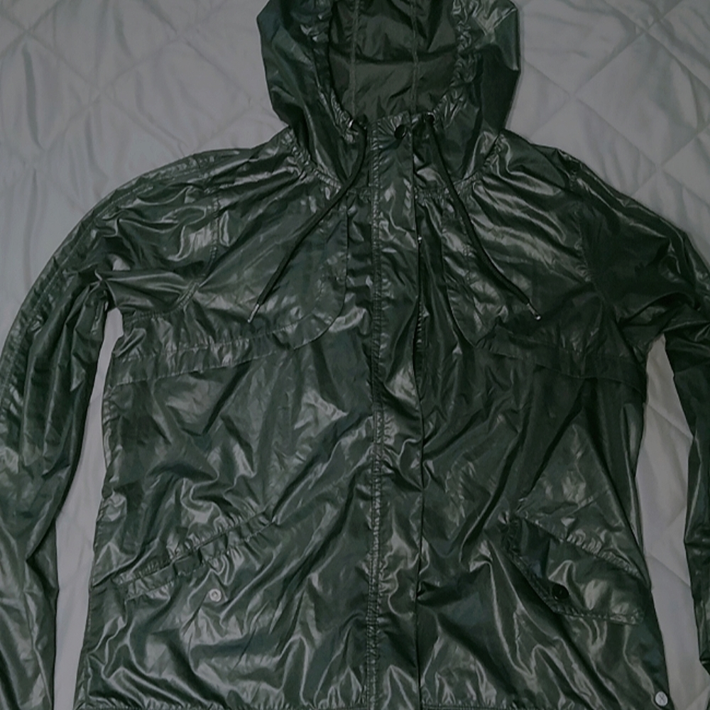 Layers Black Windbreaker